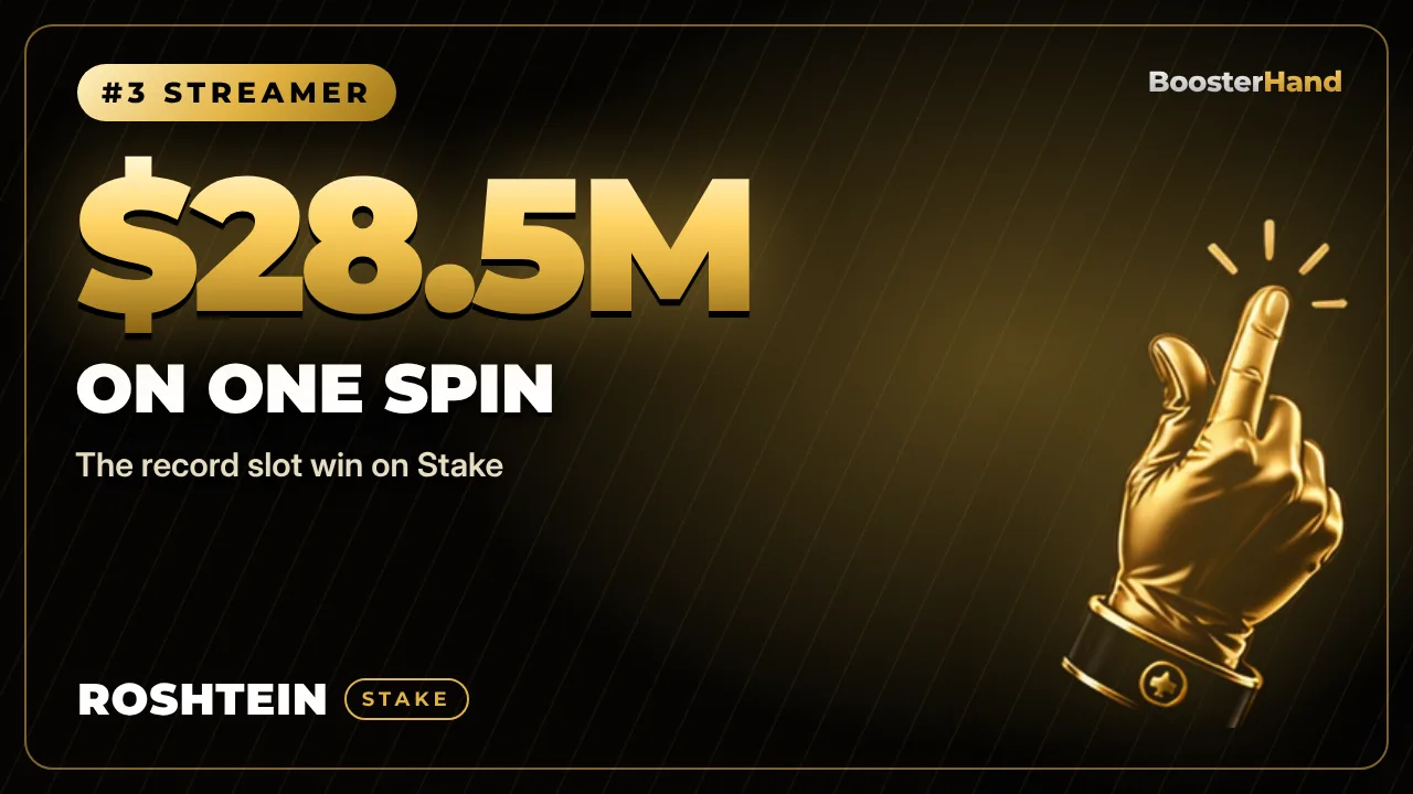 Roshtein crypto casino streamer cover: $28.5M on one spin